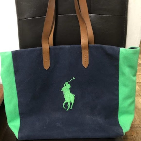 RALPH LAUREN CLASSIC POLO LARGE BEACH GOLF BAG - Picture 8 of 8